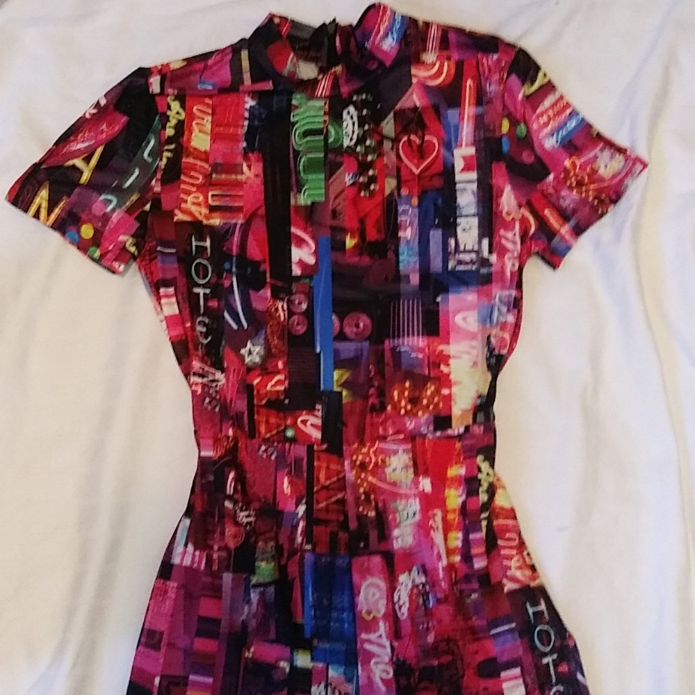 🔥🌈 Vibrant City Lights Romper - Picture 5 of 6